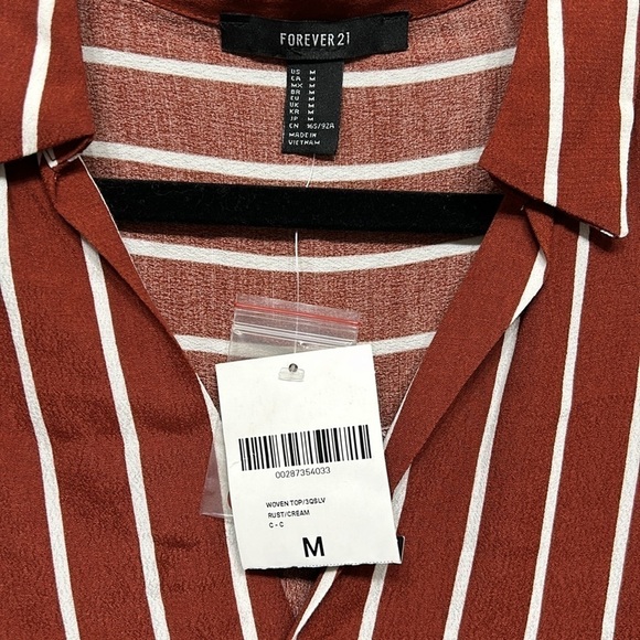 Forever 21 top Size M striped shirt - Picture 3 of 5